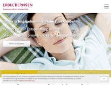 Tablet Screenshot of erbelbernsen.de